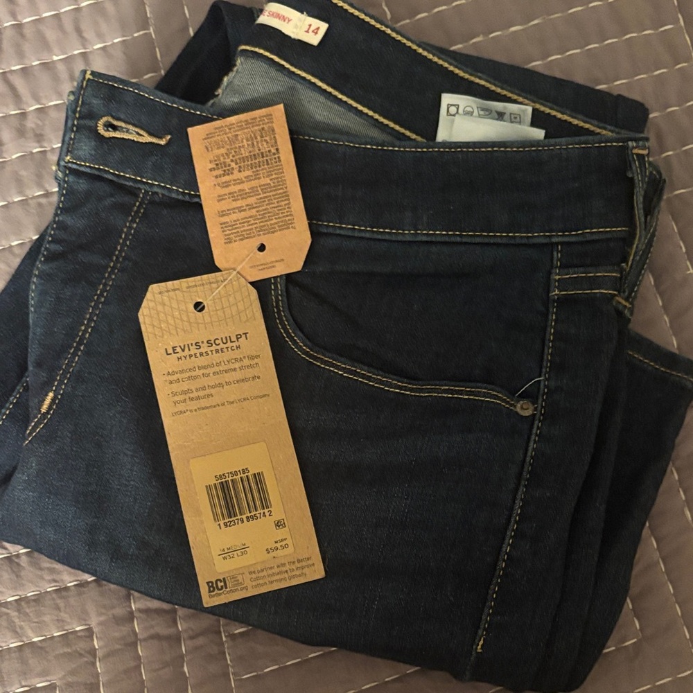Levi's Women's Skinny Jeans - Deep Blue
